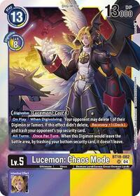Lucemon: Chaos Mode (BT18-082 SR) [Release Special Booster 2.0]