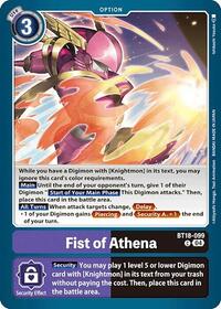 Fist of Athena (BT18-099 C) [Release Special Booster 2.0]