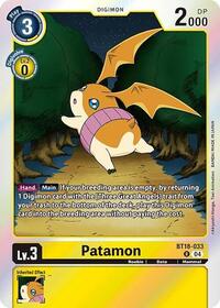 Patamon (BT18-033 R) [Release Special Booster 2.0]