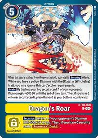 Dragon's Roar (BT18-098 C) [Release Special Booster 2.0]