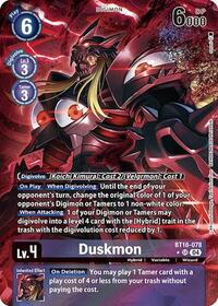 Duskmon (Alternate Art) (BT18-078 SR) [Release Special Booster 2.0]