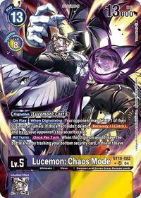 Lucemon: Chaos Mode (Alternate Art) (BT18-082 SR) [Release Special Booster 2.0]