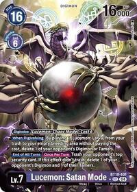 Lucemon: Satan Mode (Alternate Art) (BT18-101 SEC) [Release Special Booster 2.0]