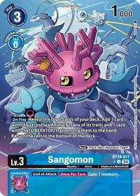 Sangomon (Alternate Art) (BT19-017 U) [Release Special Booster 2.0]