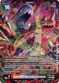 ZeedMillenniummon (Alternate Art) (BT19-101 SEC) [Release Special Booster 2.0]