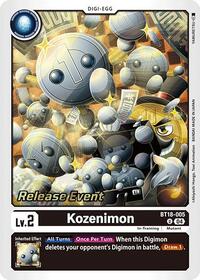 Kozenimon (BT18-005 U) [Release Special Booster 2.0 Celebration Event Cards]