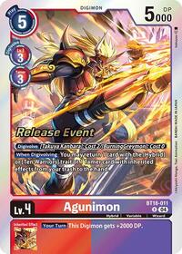 Agunimon (BT18-011 R) [Release Special Booster 2.0 Celebration Event Cards]