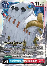 AncientMegatheriummon (BT18-028 R) [Release Special Booster 2.0 Celebration Event Cards]