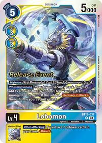 Lobomon (BT18-037 R) [Release Special Booster 2.0 Celebration Event Cards]