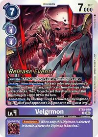 Velgrmon (BT18-079 R) [Release Special Booster 2.0 Celebration Event Cards]