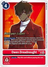 Owen Dreadnought (BT18-087 U) [Release Special Booster 2.0 Celebration Event Cards]
