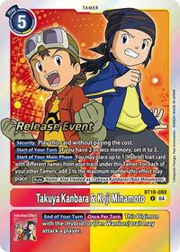 Takuya Kanbara & Koji Minamoto (BT18-088 R) [Release Special Booster 2.0 Celebration Event Cards]