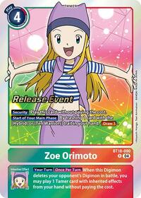 Zoe Orimoto (BT18-090 R) [Release Special Booster 2.0 Celebration Event Cards]