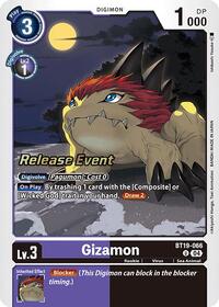 Gizamon (BT19-066 U) [Release Special Booster 2.0 Celebration Event Cards]