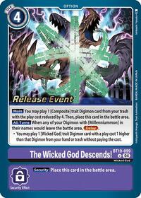 The Wicked God Descends! (BT19-099 U) [Release Special Booster 2.0 Celebration Event Cards]