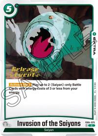 Invasion of the Saiyans (FB04-075) [Ultra Limit Release Event Cards]