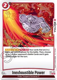Inexhaustible Power (FB04-025) [Ultra Limit Release Event Cards]