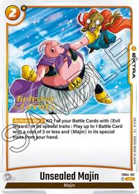 Unsealed Majin (FB04-101) [Ultra Limit Release Event Cards]