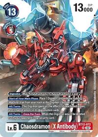 Chaosdramon (X Antibody) (Alternate Art) (BT12-072 SR) [Special Limited Set]