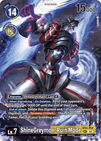 ShineGreymon: Ruin Mode (Alternate Art) (EX4-074 SEC) [Special Limited Set]