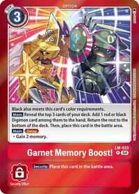 Garnet Memory Boost! (LM-033 P) [Special Limited Set]