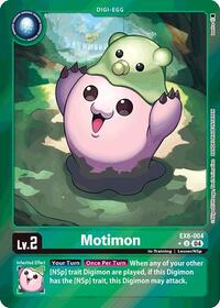 Motimon (Limited Foil) (EX8-004 U) [Chain of Liberation]