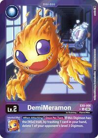 DemiMeramon (Limited Foil) (EX8-006 U) [Chain of Liberation]