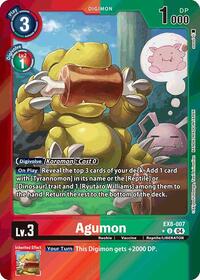 Agumon - EX8-007 (Limited Foil) (EX8-007 U) [Chain of Liberation]