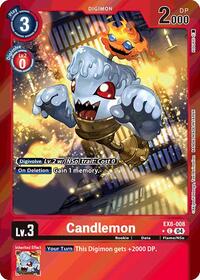 Candlemon (Limited Foil) (EX8-008 C) [Chain of Liberation]