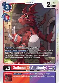 Guilmon (X Antibody) (EX8-009 R) [Chain of Liberation]