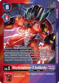 WarGrowlmon (X Antibody) (Limited Foil) (EX8-015 C) [Chain of Liberation]
