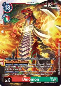 Dinomon (EX8-016 SR) [Chain of Liberation]