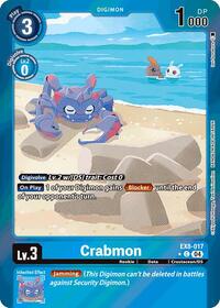 Crabmon (Limited Foil) (EX8-017 C) [Chain of Liberation]