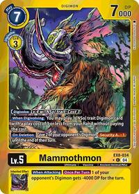 Mammothmon (Limited Foil) (EX8-034 C) [Chain of Liberation]