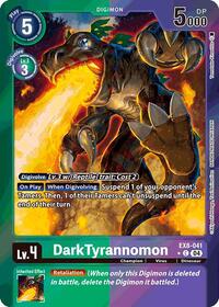 DarkTyrannomon (Limited Foil) (EX8-041 C) [Chain of Liberation]