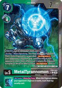 MetalTyrannomon (Limited Foil) (EX8-043 U) [Chain of Liberation]