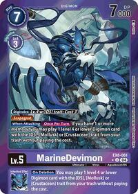 MarineDevimon (Limited Foil) (EX8-061 U) [Chain of Liberation]