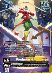 Piedmon ACE (Textured) (EX8-062 SR) [Chain of Liberation]