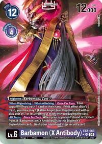 Barbamon (X Antibody) (Alternate Art) (EX8-063 SR) [Chain of Liberation]