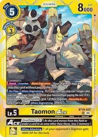 Taomon ACE (BT19-037 SR) [Release Special Booster 2.5]