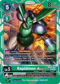 Rapidmon ACE (BT19-050 SR) [Release Special Booster 2.5]