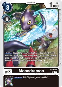 Monodramon (BT19-056 C) [Release Special Booster 2.5]