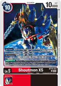 Shoutmon X5 (BT19-013 U) [Release Special Booster 2.5]
