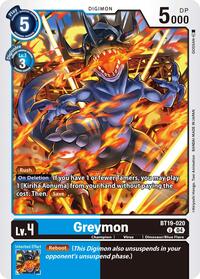 Greymon (BT19-020 U) [Release Special Booster 2.5]