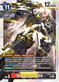 Shoutmon EX6 (BT19-014 SR) [Release Special Booster 2.5]