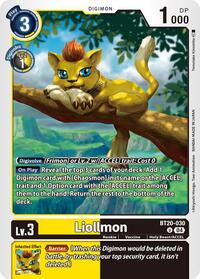 Liollmon - BT20-030 (BT20-030 U) [Release Special Booster 2.5]