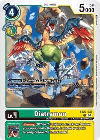 Diatrymon (BT20-039 C) [Release Special Booster 2.5]