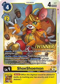 ShoeShoemon (Store Tournament 2025 Vol.1 Winner Pack) (P-165 P) [Digimon Promotion Cards]