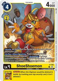 ShoeShoemon (Store Tournament 2025 Vol.1 Participation Pack) (P-165 P) [Digimon Promotion Cards]