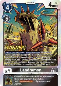 Landramon (Store Tournament 2025 Vol.1 Winner Pack) (P-167 P) [Digimon Promotion Cards]